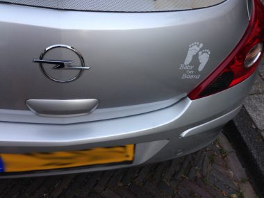 Autosticker Baby Voetjes