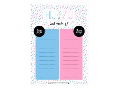 Hij of Zij poster