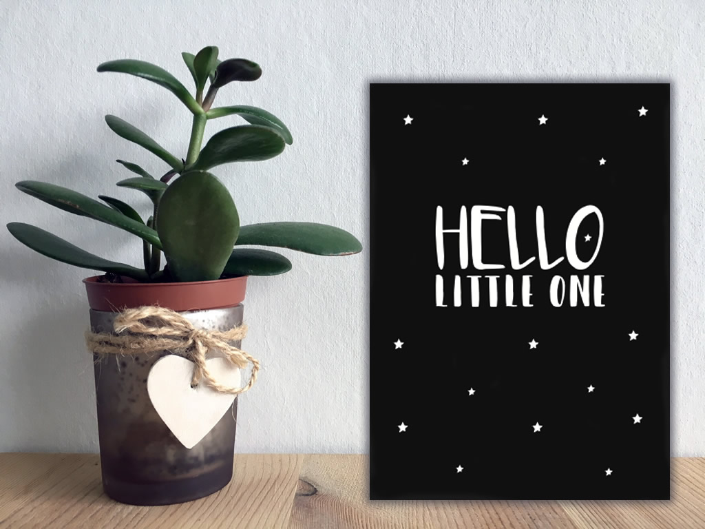Kaart Hello Little One 1 Kaart Hello Little One