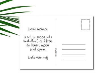 Kraskaart Je wordt oma