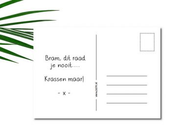 Kraskaart Je wordt oom