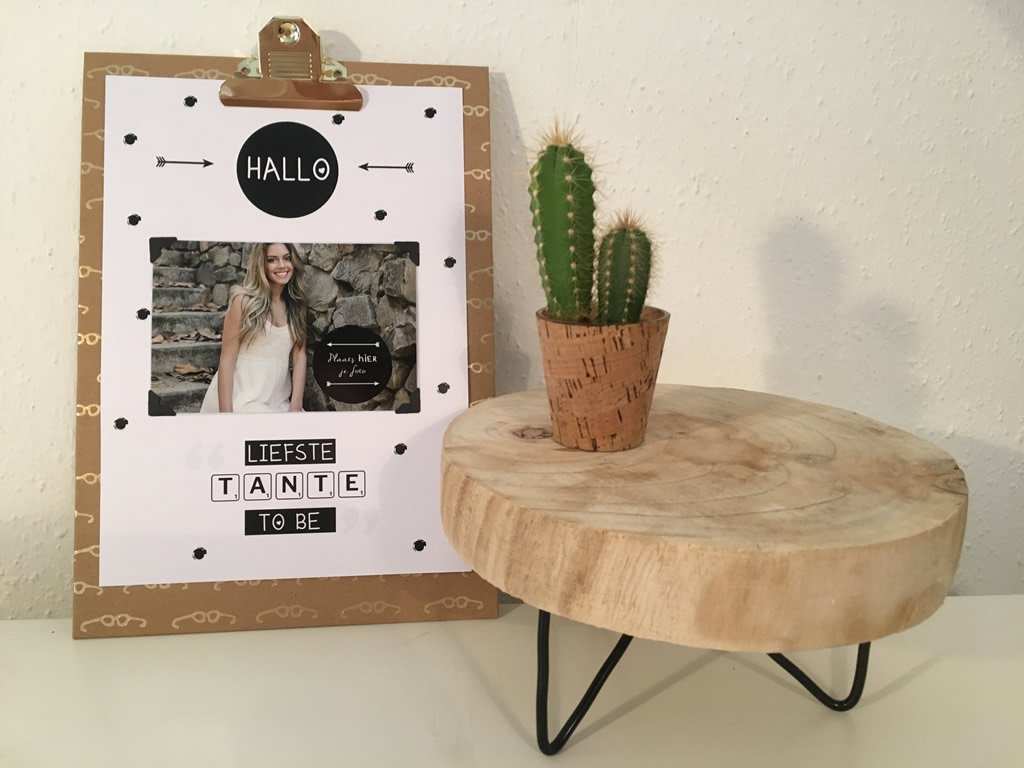 Poster: Hallo liefste tante to be 1 Poster: Hallo liefste tante to be