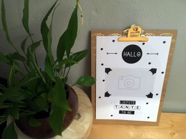 Poster: Hallo liefste tante to be 2 Poster: Hallo liefste tante to be