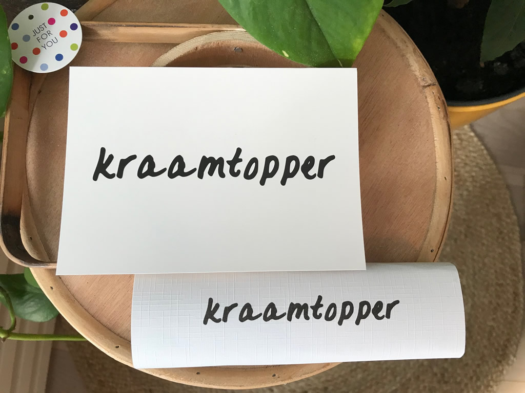 Chocoladereep Kraamtopper met kaart 1 Chocoladereep Kraamtopper met kaart