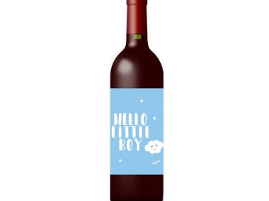 Wijnetiket: Hello little boy